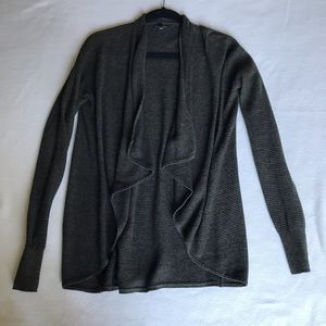 Express green ribbed cardigan